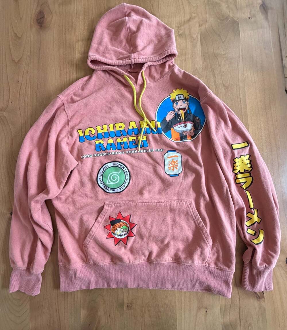 Naruto Ichiraku Ramen Graphic Pullover Hoodie